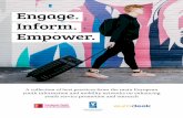 Engage. Inform. Empower.. Info… · To engage, inform and empower – our shared responsibility with all European youth information and mobility service providers. Continuing our