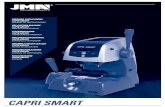 CAPRI SMART - jmausa.comEl sistema de muelleo del carro en el eje “X”, recomendamos utilizarlo para realizar los fresados laterales de las llaves de regata. El bloqueo del carro