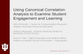 Using Canonical Correlation Analysis to Examine Student ...cpr.indiana.edu/uploads/AIR_Forum_2015_Zilvinskis... · Faculty-Student Interaction In Class 0.15 0.75 -0.83 -0.40 0.72
