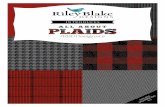 DECEMBER 2020 AILABLE R-3 - Riley Blake Designs · Fabric Requirements 3/4 Yard C636 Tan Herringbone (Background) 1 Yard C637 Blue Houndstooth (Sashing) 1 1/4 Yards C639 Blue Tweed