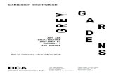 Exhibition Information G GREY · EXHIBITION INFORMATION Grey Gardens explores art and architecture inspired by modernity and nature from the 1950s to the present day, through contemporary