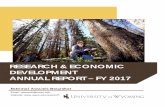 RESEARCH & ECONOMIC DEVELOPMENT ANNUAL REPORT – FY … · 3 AWARDS BY SPONSOR, FY17 SPONSOR NEW AWARDS AMENDMENTS TOTAL AWARDED AMOUNT FEDERAL & FEDERAL PASS-THROUGH Corporation