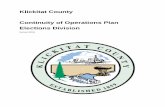 Klickitat County Continuity of Operations Plan ... - eac.gov · Revised 4/2015 . 1 Continuity of Operation Plan ... In large-scale disasters, however, it may be necessary to draw