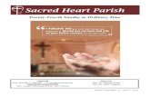 Sacred Heart Parish · 17/09/2017  · Children’s Choir The Sacred Heart Children’s Choir will begin it’s 2017/2018 season on Thursday, September 14th, from 3:00 PM to 4:00