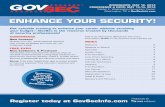 ENHANCE YOUR SECURITY!€¦ · provide you with a certificate of attendance. It makes it easy to monitor your attendance at workshops, keynotes and conference sessions and ensure