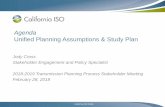 Agenda Unified Planning Assumptions & Study Plancaiso.com/Documents/Presentation-2018-2019... · – 1-in-10 weather year, mid demand baseline case with low AAEE/AAPV load forecasts
