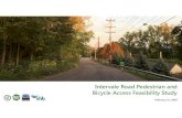 Intervale Road Pedestrian and Bicycle Access Feasibility Study · Project Background Goal: Enhance community access to a dynamic Intervale District through implementation of bicycle
