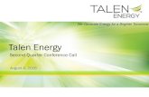 Talen Energytalenenergy.investorroom.com/download/Talen+Energy+Investor+Cal… · Any statements made in this presentation about future operating results or other future ... Q2 2015