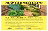 HAWAI‘I ISLAND NEW FARMER EXPO - The Kohala Center · HAWAI‘I ISLAND NEW FARMER EXPO 8:30 a.m. - 4:30 p.m. | June 17, 2017 Gates Performing Arts Center, Hawai‘i Preparatory