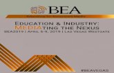 BEA - The Broadcast Education Association | The ... · 2019 #BEAVegas: Education & Industry: MEDIAting the Nexus 1 Welcome Convention Program Chair’s Welcome 1771 N Street, NW Washington,