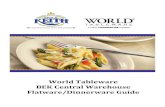World Tableware BEK Central Warehouse …...wti #201 2492 1 dozen beef baron plastic steak knife bek #913451 wti #200 1482 2 dozen pointed blade steak knife bek #913468 wti #2012682