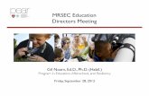 NSF MRSEC September2012V2.pptx [Repaired] · 2017. 4. 28. · RESILIENCY PROGRAM IN EDUCATION, AFTERSCHOOL & Gil Noam, Ed.D., Ph.D. (Habil.)! Program in Education, Afterschool, and