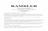 RAMBLER - Home - English...Creative Writing Minor The study of creative writing emphasizes creativity, self-motivation, persistence, and openness to criticism – skills many employers