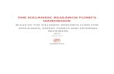 THE ICELANDIC RESEARCH FUND’S · The Icelandic Research Fund board has approved the Handbook for 2021 (version 6.0). ... Icelandic Food and Veterinary Authority (mast.is) IRF Handbook