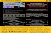 EXPANDED METAL - F.H. Brundle · 2014. 12. 9. · HoW To MEaSuRE ExpandEd METaL THIS SHEET IS 1220 x 2440mm LW x SW LW denotes long way of mesh dimension SW denotes short way of mesh