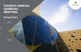 FOURTH ANNUAL GENERAL MEETING - listed company · Space REIT for the full year ended 31 December 2016 (hereinafter referred to FY2016). ... under the MTN Programme 27 May 2016: Withdrawal