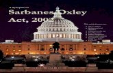 A Synopsis on Sarbanes Oxley Act, 2002 · What is Sarbanes Oxley Act? The Sarbanes–Oxley Act of 2002 (‘SOX’ or ‘the Act’) is a United States federal law that set new or