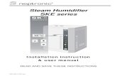 Steam Humidifier SKE series - Humidity Solutions · 2015. 6. 2. · SKE Humidifier User Manual 3 1.1.3. Options avalaible The following options are available when purchasing a SKE