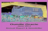 June 2014 Annual Report & Newsletter - Oundle · 2014. 6. 24. · was tasked with managing the project. The immediate problem was that the promotion of Oundle might be lost in the