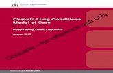 Chronic Lung Conditions Model of Care - Department of Health€¦ · Department of Health, Western Australia. Chronic Lung Conditions Model of Care. Perth: Health Networks Branch,