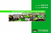 RAPPORT ’ATIVITÉS - Association québécoise de la maladie de …aqml.ca/wp-content/uploads/2017/05/aqml-rapport-activite... · 2017. 5. 10. · « Dû au manque de reconnaissan