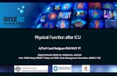 Physical Function after ICU - Critical Care Canada Forum ICU Acquired Weakness & Patient Outcome 0 5