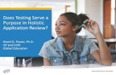 Does Testing Serve a Purpose in Holistic Application Review? AM/Payne.pdfIt uses the TOEFL iBT score scale ̶Reading, Listening and Writing scores to be reported on 0–30 scale ̶No