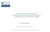 Trends and practical tools in philanthropy and prosocial ...Trends and practical tools in philanthropy and prosocial behaviour Perspective for the business leader. Trends and practical