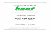 Slim Line System - hopf Elektronik GmbH · 2006. 9. 5. · Technical Manual Model 6855 DCF77 Slim Line (1U) ENGLISH Version: 09.02 - 04.09.2006 _____ Valid for Devices 6855 DCF77