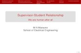 Supervisor-Student Relationship · Chemistry Though graduate-on-time (GoT) is a statistical General (read: public) perception is based on statistics ... (ideate, experiment) Write