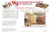 WJC135 Art Deco Earring Chest - Woodworker's Journal · Thank you for purchasing this Woodworker’s Journal Classic Project plan. Woodworker’s Journal Classic Projects are scans
