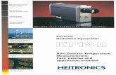 HEITRONICS · A Multitude of Potential Applications Interchangeable infrared lenses, optical spacers, and the option of different detector sizes allow the choice of more than 530