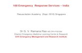 Dr G. V. Ramana Rao MD DPH PGDGM · GVK Emergency Management and Research Institute. 2 ONLY 20-25% EMERGENCIES GET TREATED IN INDIA - 2005 1350 ... STEMI INDIA CHARITABLE TRUST SERVICE
