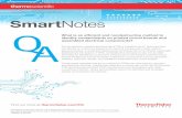 SmartNotes - Thermo Fisher Scientific · boards (PCBs) and around the leads of electronic components such as capacitors, resistors, inductors, diodes, and oscillators assembled onto