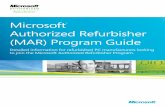 Microsoft Authorized Refurbisher (MAR) Program Guide · Provides an upgrade path to future releases of the Windows operating system software ... Operating System Licensing Guide for