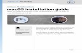 Archiware P5 macOS install guide · 2020. 9. 25. · For P5 to work properly, it need to be granted access like shown below. Previous versions of macOS did not need the modiﬁcation
