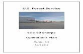 U.S. Forest Service...U.S. Forest Service – SD3-60 Sherpa Operations Plan i Preparation, Review, and Approval (Signatures) The following signatures designate leadership roles in