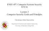 ENEE 457: Computer Systems Security 8/31/16 Lecture 2 ...enee457.github.io/lectures/week1/8_31_16.pdf · Integrity • The property that information has not be altered in an unauthorized