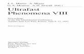 G. A. Mourou · A. H. Zewail (Eds.) Ultrafast Phenomena VIII · 2012. 5. 22. · J.-L. Martin · A. Migus G. A. Mourou · A. H. Zewail (Eds.) Ultrafast Phenomena VIII Proceedings