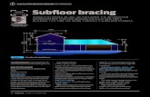 BRANZ Build - CALCULATING BRACING DEMAND FOR ......build then Design Right. minimum capacity of subfloor bracing lines is the greater of: • 100 BUs • 15 BU/m of bracing line •
