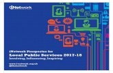 iNetwork Prospectus for Local Public Services 2017-18i-network.org.uk/wp-content/uploads/2017/07/J... · Theresa Grant - Trafford Council Chris Sinott - Chorley Council Peter Jones