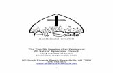 The Twelfth Sunday after Pentecost All Saints’ Episcopal ...allsaintsrussellville.org/wp-content/uploads/2020/08/Pentecost-12-20… · 2 The Twelfth Sunday after Pentecost All Saints’