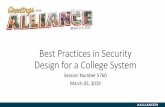 Best Practices in Security Design for a College System · PeopleSoft Security Overview •User Authorization (perm lists, roles) •USG users gain authorization within the application