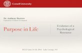 Evidence of a Purpose in Life Psychological Resourcerccp.cornell.edu/_assets/Burrow_purpose (2016).pdf · Purpose: Deﬁning Characteristics Purpose is a central, self-organizing
