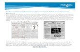 ProQuest Historical Newspapers: Page-level and Article-level … page level datasheet.pdf · 2020. 2. 21. · Historical Newspapers is full-text searchable, whether they are digitized