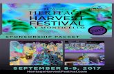 SPONSORSHIP PACKET - Heritage Harvest Festival€¦ · SPONSORSHIP PACKET. Interested in Sponsorship Contact: Courtena obbins eveloent icer 434-984-7 cdobbinsonticello.org c elebrate