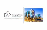 Executive - Emerging African Property Holdings · Lynette Finlay, is CEO of Emerging African Property Holdings, a Non-Executive Director of Growthpoint, the largest listed property