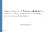 Vision for future, competitive assessment, and recommended ...€¦ · Vision for future, competitive assessment, and recommended actions . Brief summary document . December 12, 2013