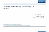 Scaling Up Energy Efficiency in India - Microsoft · 2019. 11. 27. · Energy efficiency measures in India offer the opportunity to reduce over 10% of India’s energy consumption
