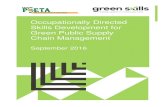 Occupationally Directed Skills Development for Green ...€¦ · • Prof. Eureta Rosenberg (Project Coordinator), Murray and Roberts Chair of Environmental and Sustainability Education